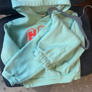 GAP Kids Aqua Hoodie with matching Sweatpants